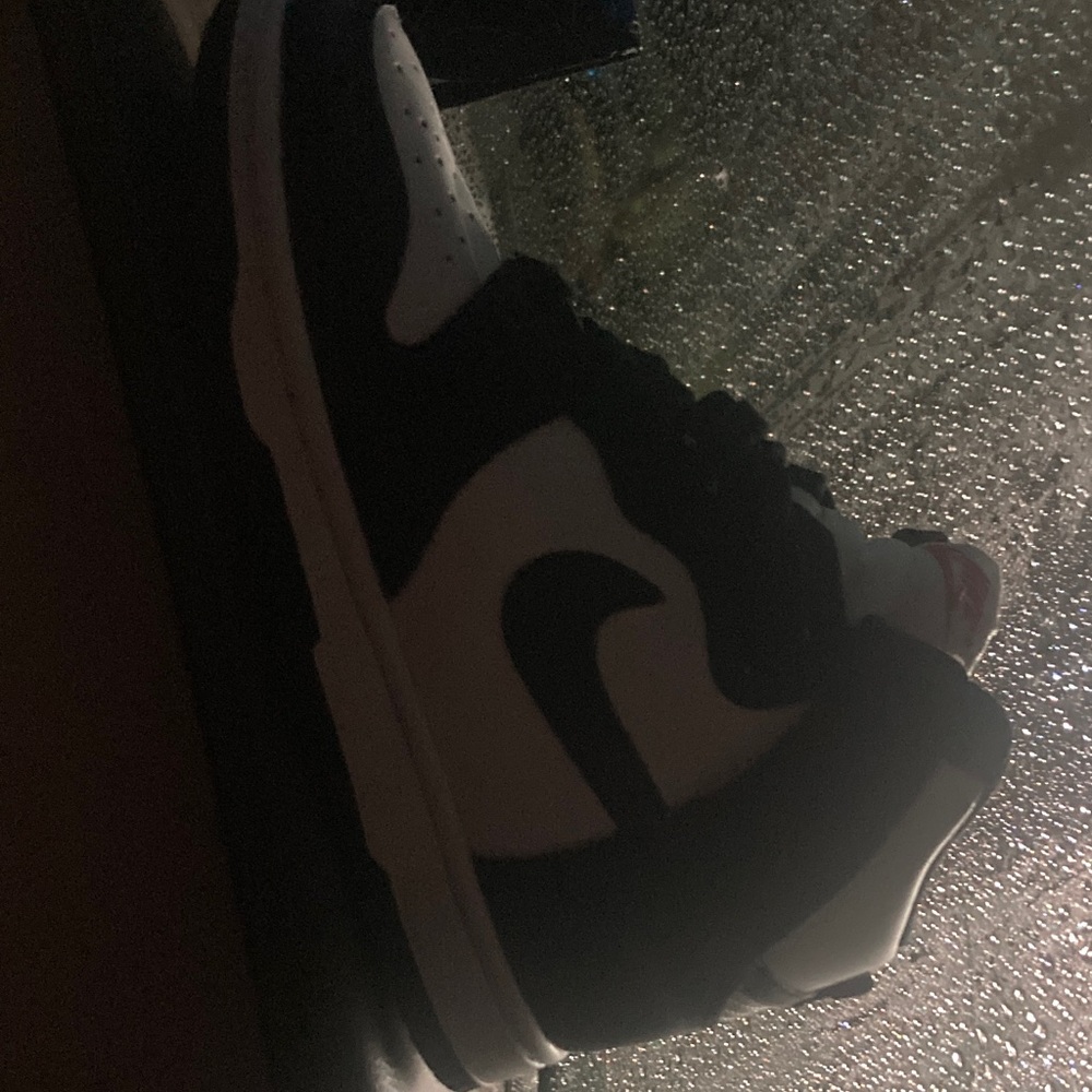 Nike AIR FORCES Stylish Black and White Kids Sneakers